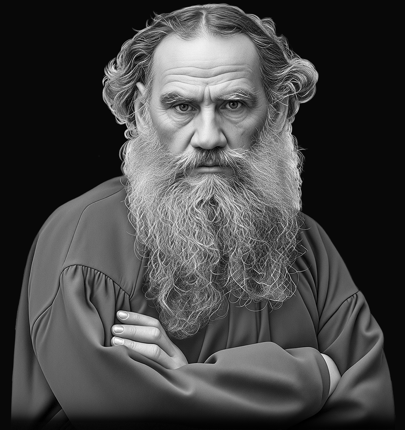Пример гравировки Толстой